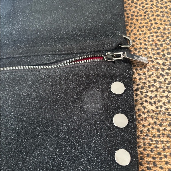 Hammitt Black and Red Small VIP gunmetal Crossbody Bag with box - Picture 12 of 16